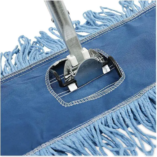 Alt view image 9 of 10 - Boardwalk Clip-On Dust Mop Frame 60w x 5d Zinc Plated 1460