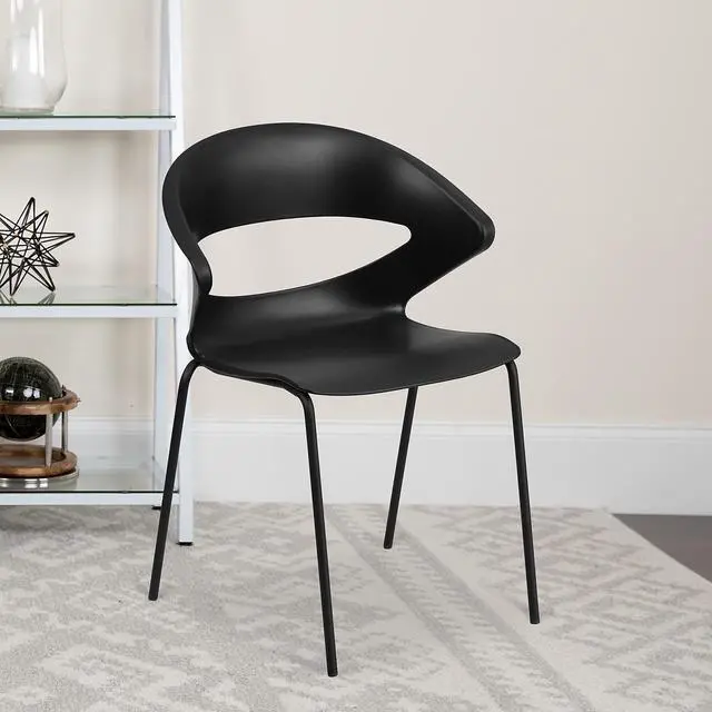 Alt view image 4 of 14 - Flash Furniture HERCULES Series Resin Chiavari Chair Gold 2 Pack (2LEGOLDM) 2LESILVERM