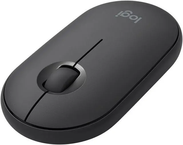Alt view image 15 of 20 - Logitech Pebble M350 Wireless Mouse with Bluetooth or USB - Graphite