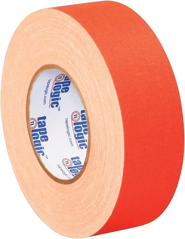 Alt view image 3 of 4 - Tape Logic T9874FOR 2 in. x 50 Yards Fluorescent Orange Tape Logic 11 mil Gaffers Tape - 24 Per Case