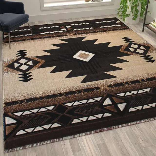 Alt view image 16 of 18 - Genuine Joe Indoor/Outdoor Mat Rubber Cleated Backing 3'x5' Charcoal 59473