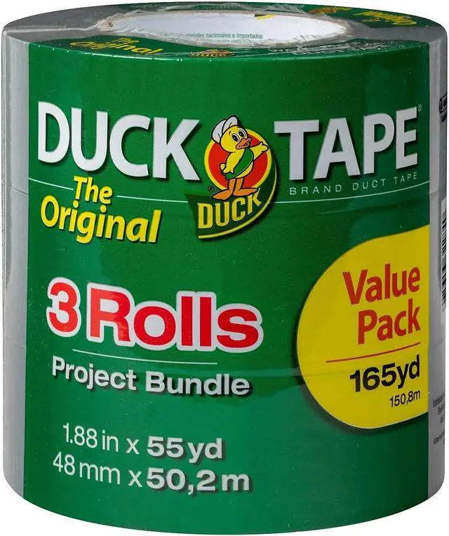 Alt view image 8 of 10 - Duck Tape Brand Original Strength Duct Tape Silver 1.88" X 55 Yards 24338439