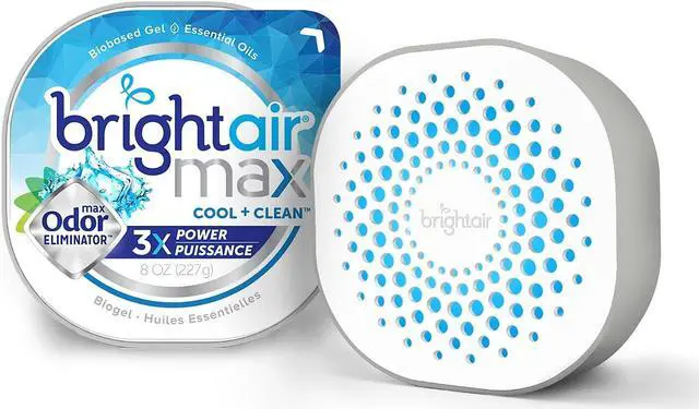 Alt view image 12 of 20 - Max Odor Eliminator Air Freshener Cool and Clean 8 oz Jar 900437EA