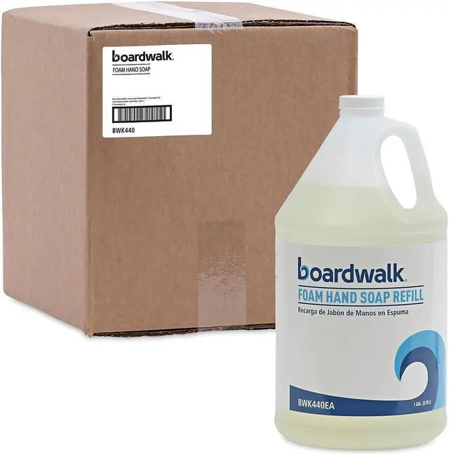 Alt view image 8 of 8 - Foaming Hand Soap Refill Herbal Mint Scent 1 gal 4/Carton 500504GCE00