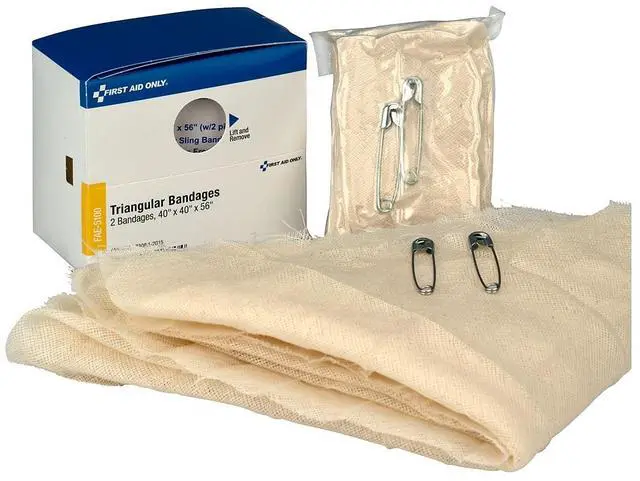Alt view image 3 of 5 - Refill f/SmartCompliance Gen Business Cabinet, Triangular Bandages,40x40x56,2/Bx