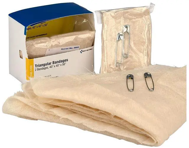 Alt view image 4 of 5 - Refill f/SmartCompliance Gen Business Cabinet, Triangular Bandages,40x40x56,2/Bx