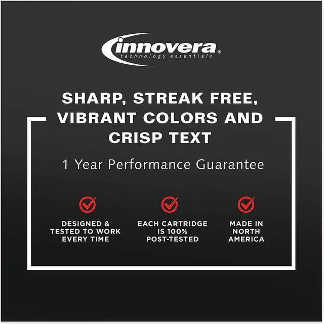 Alt view image 12 of 14 - Innovera Compatible Color High Yield Ink Cartridge Replacement for HP 63XL F6U63AN