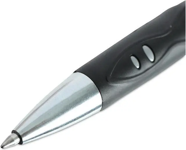 Alt view image 14 of 14 - Universal Comfort Grip Deluxe Retractable Gel Ink Roller Ball Pen 0.7 mm Black Ink 36/ST 39714