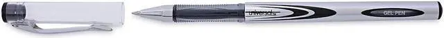 Alt view image 12 of 12 - Universal Gel Stick Pen 0.7 mm Medium Black Ink 1 Dozen 39610