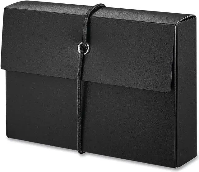 Alt view image 5 of 6 - Poly Index Card Box, Plastic, Black/Blue, 3" x 1.33" x 5", 2/Pack 47304