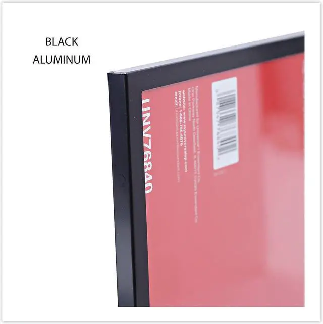 Alt view image 8 of 11 - Universal Metal Photo Frame Aluminum 8 1/2 x 11 Black 76840