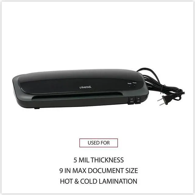 Alt view image 9 of 11 - Universal Laminator,9",Thermal,Bk 84600