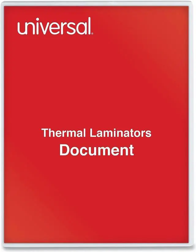 Alt view image 7 of 8 - Universal Clear Laminating Pouches 5 mil Letter 9 x 11 1/21 100/Pack 84624
