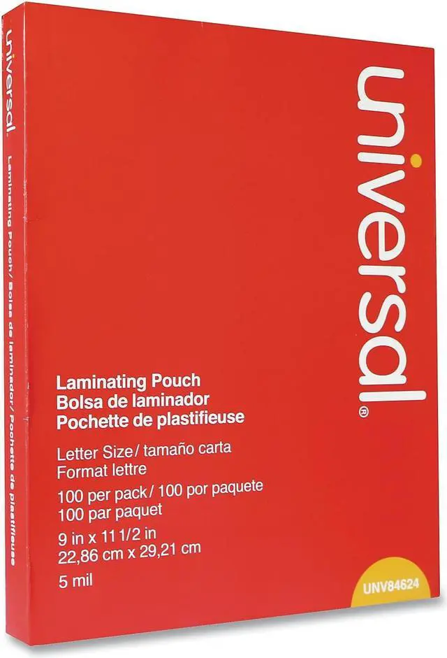 Alt view image 6 of 8 - Universal Clear Laminating Pouches 5 mil Letter 9 x 11 1/21 100/Pack 84624