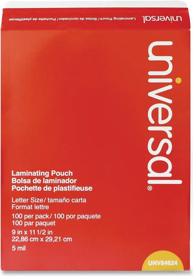 Alt view image 8 of 8 - Universal Clear Laminating Pouches 5 mil Letter 9 x 11 1/21 100/Pack 84624