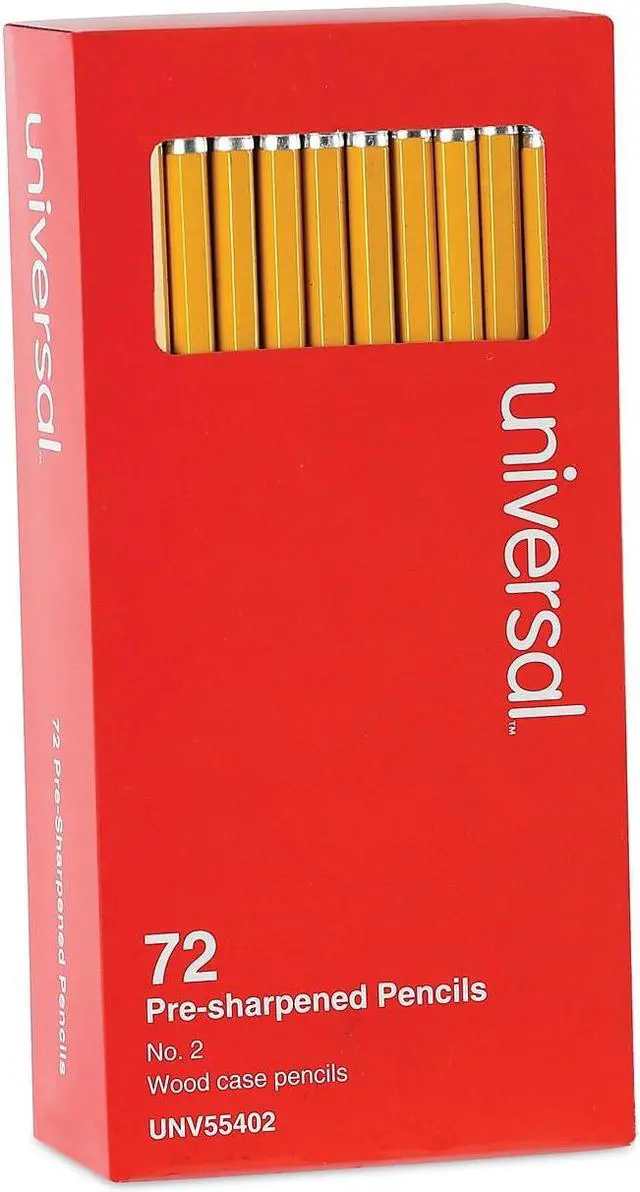 Alt view image 14 of 14 - Universal Pencil,Sharpened,72/Pk,Yl 55402