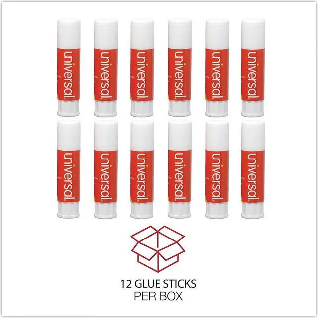Alt view image 8 of 11 - Universal Glue Stick .28 oz Stick Clear 12/Pack 75748