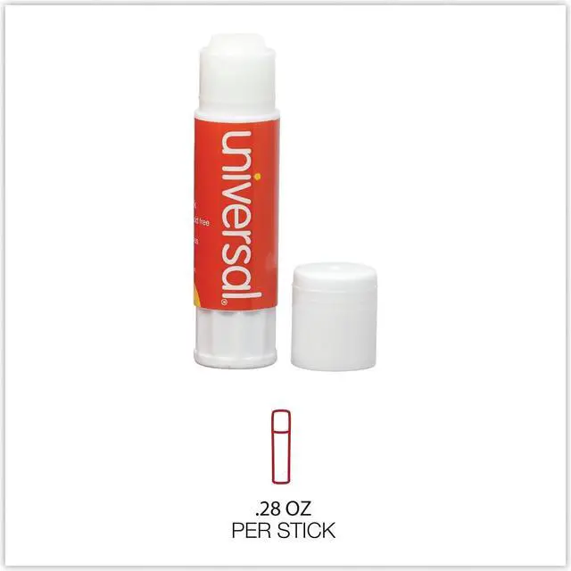 Alt view image 9 of 11 - Universal Glue Stick .28 oz Stick Clear 12/Pack 75748