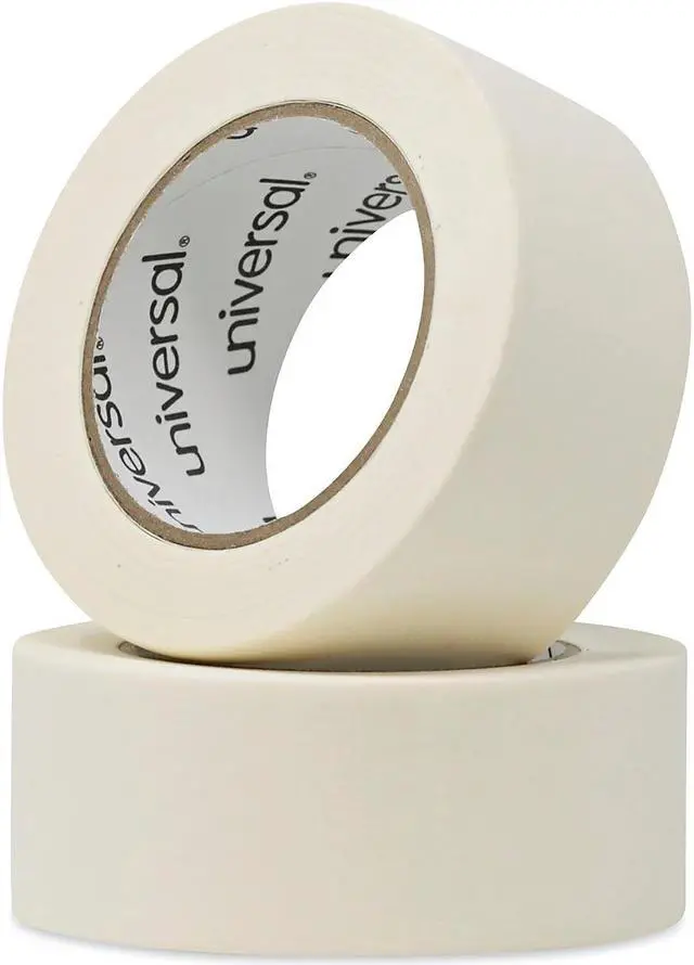 Alt view image 5 of 8 - Universal General Purpose Masking Tape 48mm x 54.8m 3" Core 2/Pack 51302