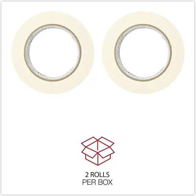 Alt view image 6 of 8 - Universal General Purpose Masking Tape 48mm x 54.8m 3" Core 2/Pack 51302