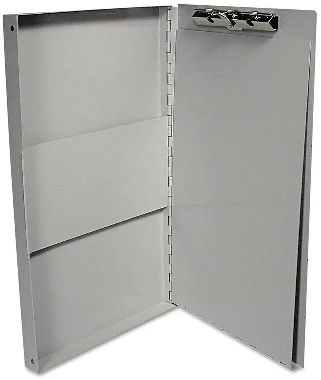 Alt view image 7 of 8 - UNIVERSAL Aluminum Document Box 2/5" Capacity Holds 8-1/2w x 11h Silver 40300