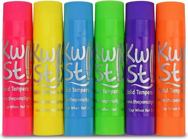 Alt view image 10 of 11 - The Pencil Grip Kwik Stix Solid Tempera Paint Sticks 24/PK Ast 604