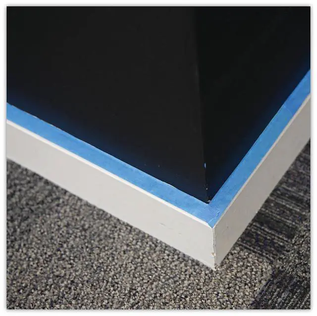Alt view image 10 of 11 - Universal Premium Blue Masking Tape w/Bloc-it Technology 18mm x 54.8m Blue 2