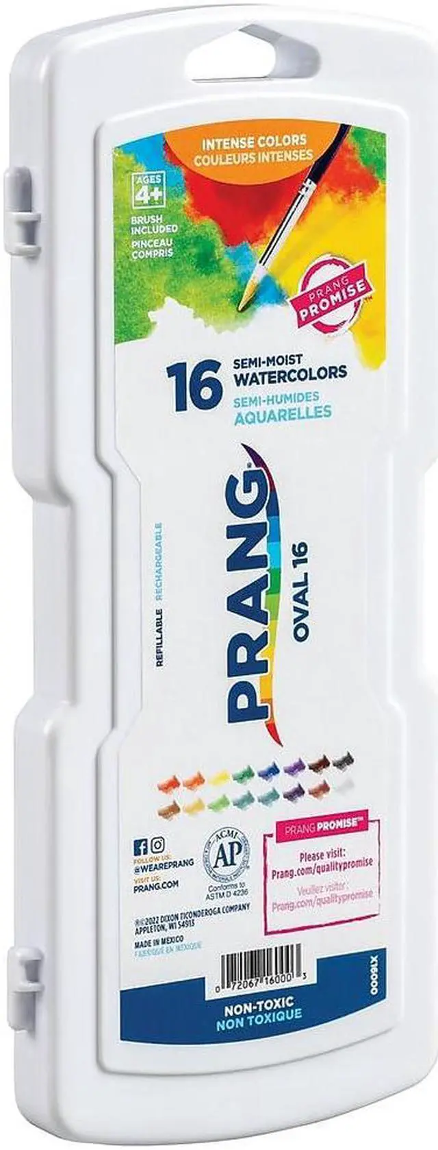 Alt view image 5 of 20 - Prang Professional Watercolors 16 Assorted Colors 16000