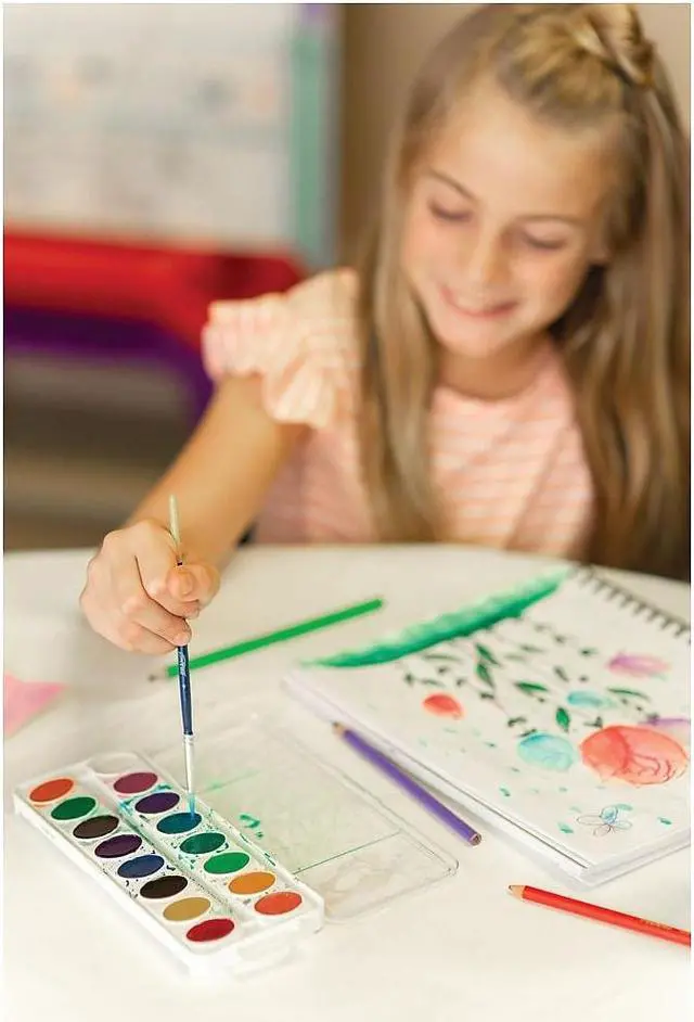 Alt view image 7 of 20 - Prang Professional Watercolors 16 Assorted Colors 16000