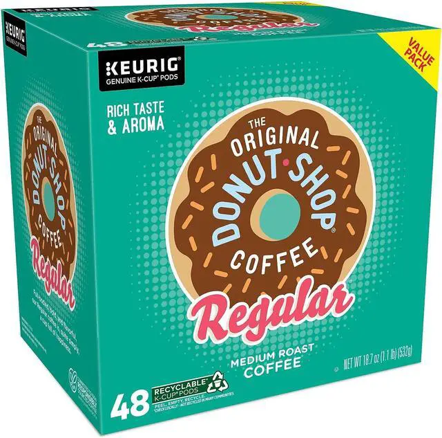 Alt view image 7 of 7 - Donut Shop Extra Bold Coffee K-Cup Pods Medium Roast 48/Box (81907/15154)