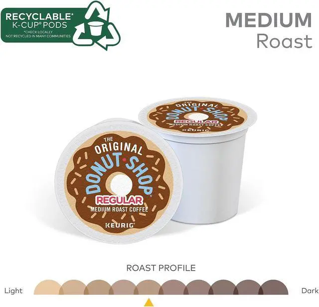 Alt view image 6 of 7 - Donut Shop Extra Bold Coffee K-Cup Pods Medium Roast 48/Box (81907/15154)