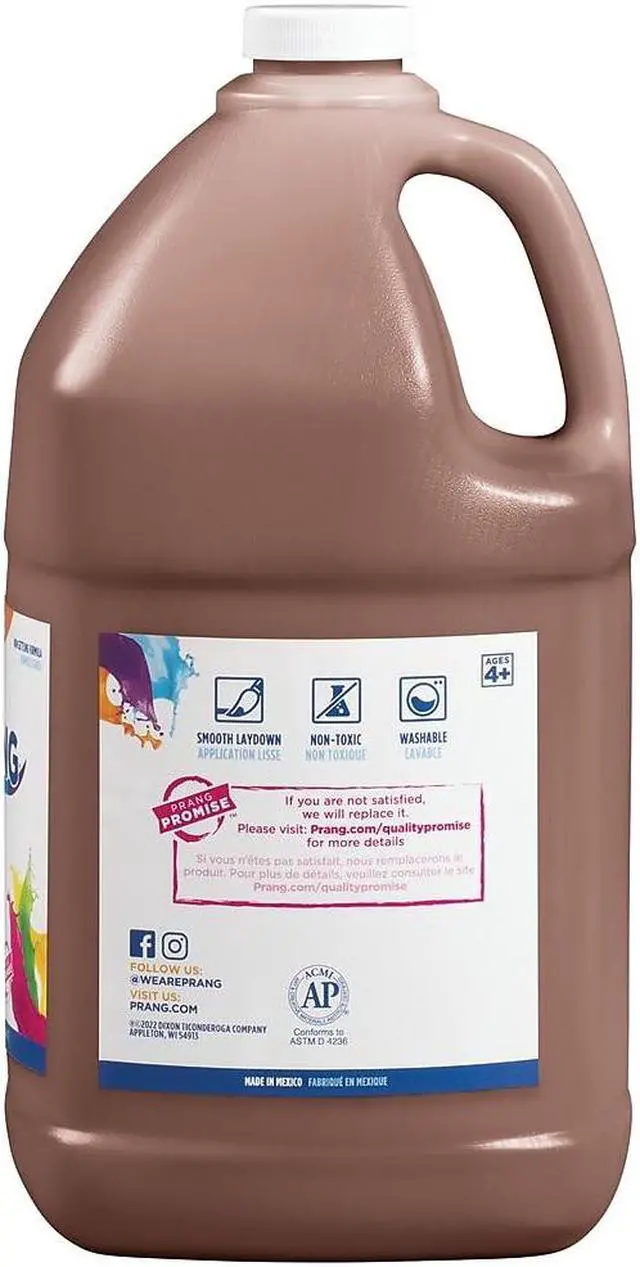Alt view image 2 of 11 - Prang Washable Tempera Paint Brown 128 oz. (10608) X10608
