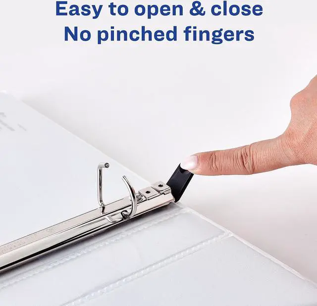 Alt view image 18 of 20 - Avery View Binder Heavy-duty Slant Ring 1/2" Cap Letter-size WE 79767