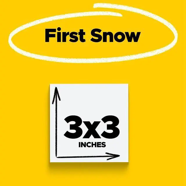 Alt view image 4 of 10 - Post-it Super Sticky Notes 3 x 3 White 90 258343