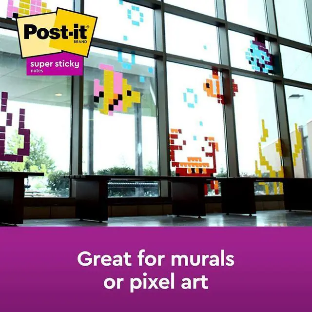 Alt view image 8 of 10 - Post-it Super Sticky Notes 3 x 3 White 90 258343