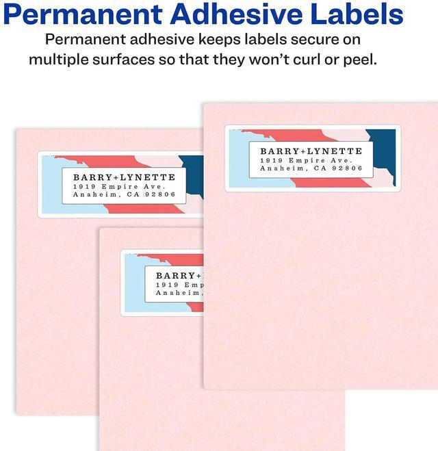 Alt view image 3 of 12 - Avery White Shipping Labels Laser/Inkjet 3 1/3 x 4 White 1500/Box 95940