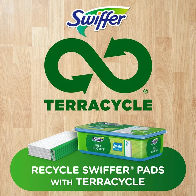 Alt view image 12 of 14 - Swiffer Sweeper Wet Cloth Refill 12shts/PK White 95531