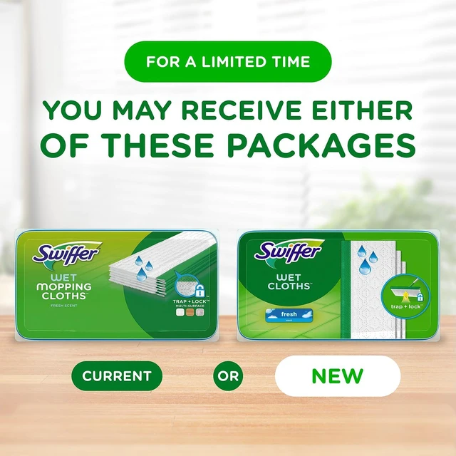Alt view image 13 of 14 - Swiffer Sweeper Wet Cloth Refill 12shts/PK White 95531
