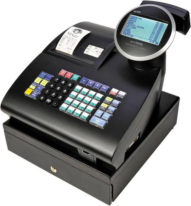 Alt view image 7 of 10 - Royal Consumer Alpha ROY69163Y 7000ml Cash Register Black