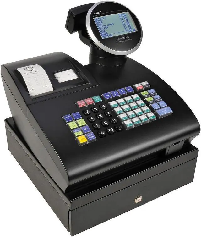 Alt view image 9 of 10 - Royal Consumer Alpha ROY69163Y 7000ml Cash Register Black