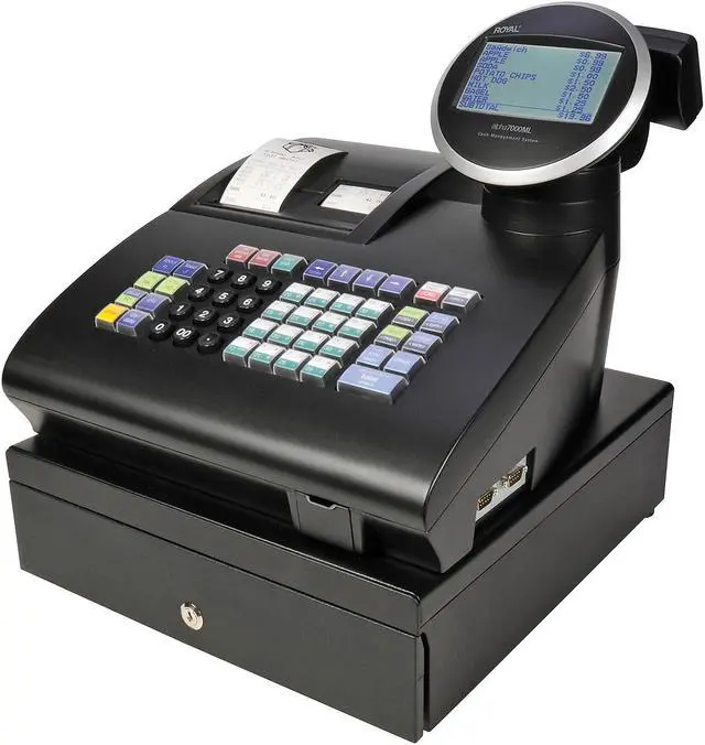 Alt view image 8 of 10 - Royal Consumer Alpha ROY69163Y 7000ml Cash Register Black