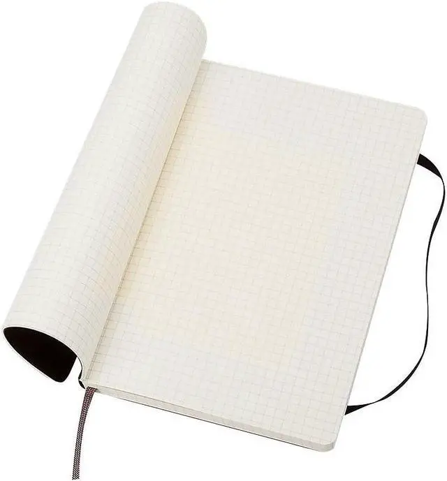 Alt view image 9 of 10 - Classic Softcover Notebook, Ruled, 8 1/4 x 5, Black Cover, 192 Sheets HBGMSL14