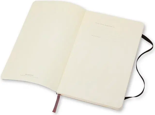 Alt view image 5 of 10 - Classic Softcover Notebook, Ruled, 8 1/4 x 5, Black Cover, 192 Sheets HBGMSL14