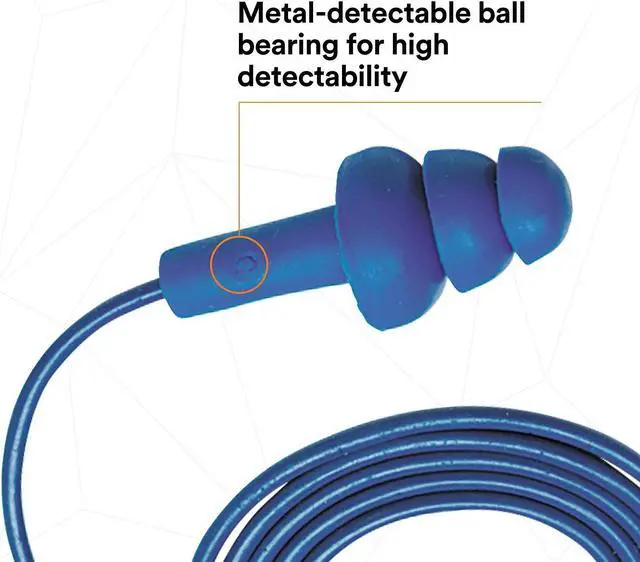 Alt view image 17 of 20 - 3M Earplug Ultrafit Metal 100BX 340-4007, Box
