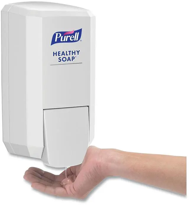 Alt view image 3 of 5 - CS2 Hand Sanitizer Dispenser 1000 mL 5.14 x 3.83 x 10 White 6/Carton 412106