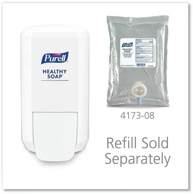 Alt view image 5 of 5 - CS2 Hand Sanitizer Dispenser 1000 mL 5.14 x 3.83 x 10 White 6/Carton 412106