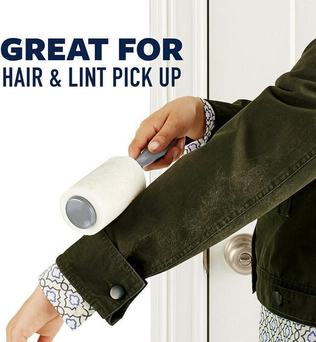 Alt view image 15 of 20 - Scotch-Brite Lint Roller, Heavy-Duty Handle, 60 Sheets/Roller 836RS60