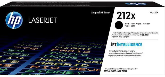 Main image of HP 212X W2120X Laser Jet High Yield Toner Cartridge Black