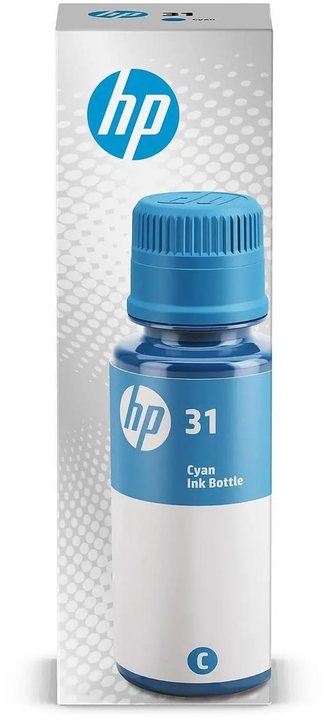Main image of HP 31 Cyan Standard Yield Ink Cartridge Refill (1VU26AN)