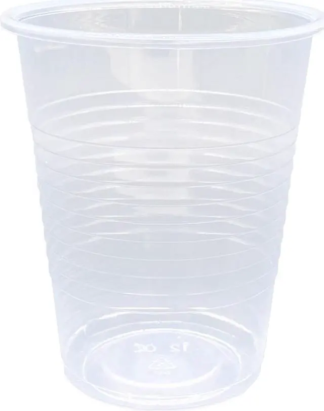 Alt view image 10 of 10 - Genuine Joe Plastic Cup 12 oz 1000/CT Translucent 10435